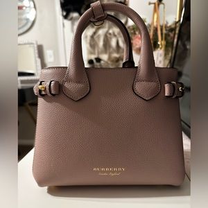 Light pink Burberry Bag.